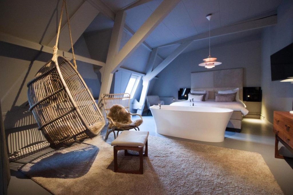 Boutiquehotel Staats Haarlem Hotel met bad in Nederland