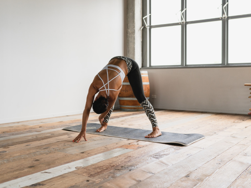yoga herkenbaar les yoga mat