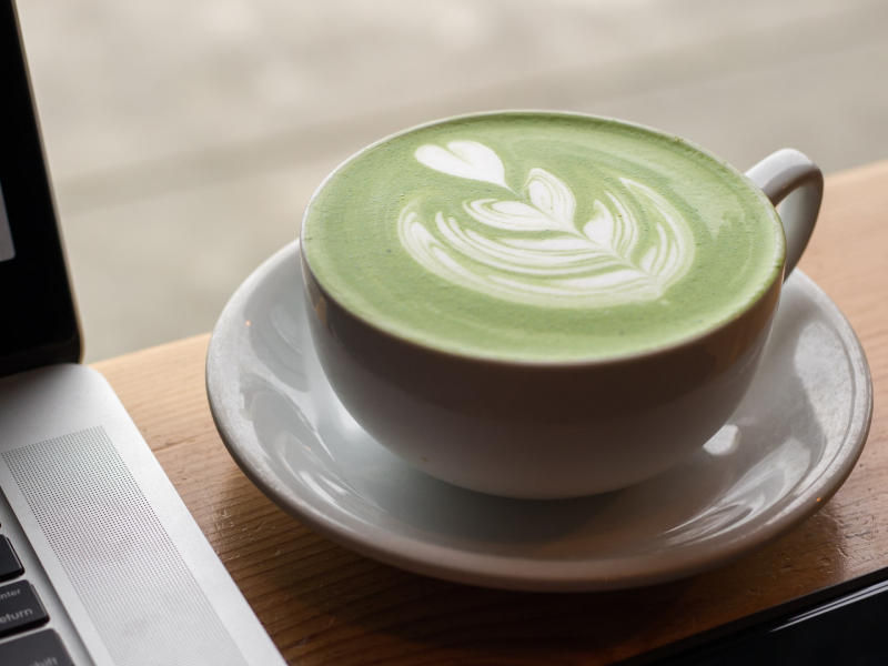 matcha latte groene thee poeder hotspots in Amsterdam