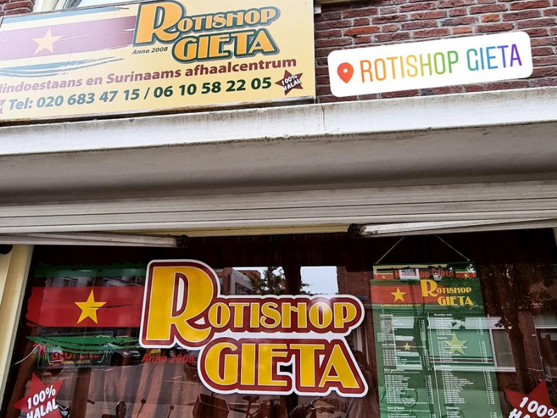 Beste roti Amsterdam Roti halen Surinaamse restaurants