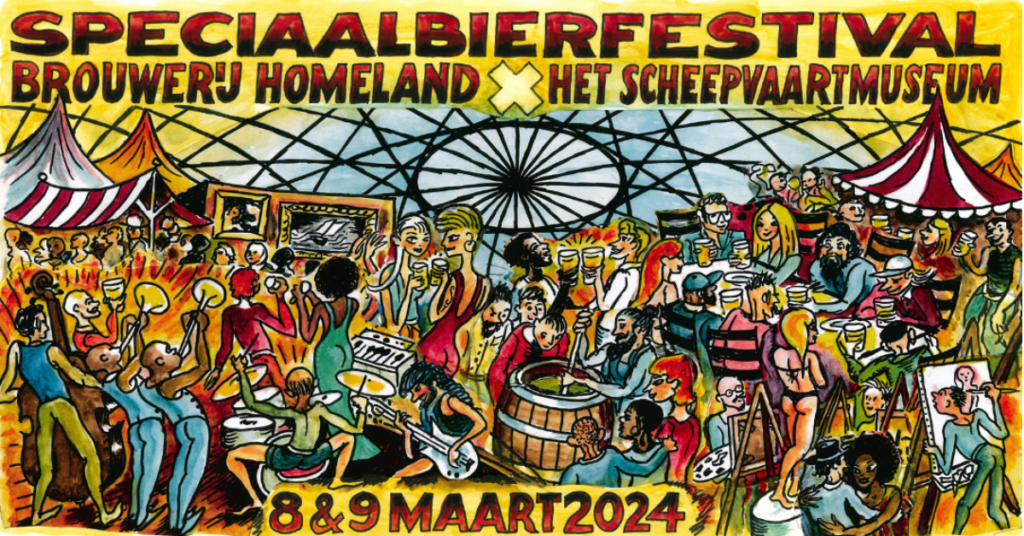 Het Speciaalbierfestival Amsterdam - Het Scheepvaartmuseum - Brouwerij Homeland 