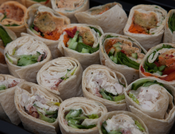 lunchen met wraps, wrap recepten