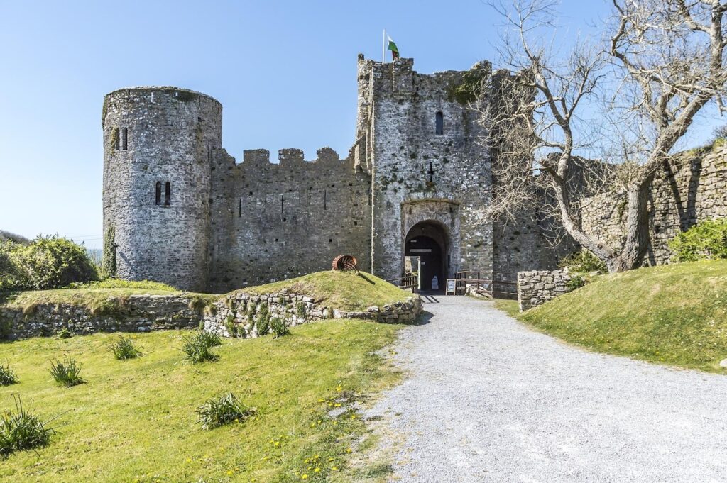 Manorbier Castle, Pembrokeshire credit Pembrokeshire Property Management via Holidu Manorbier Castle – Pembrokeshire, Wales