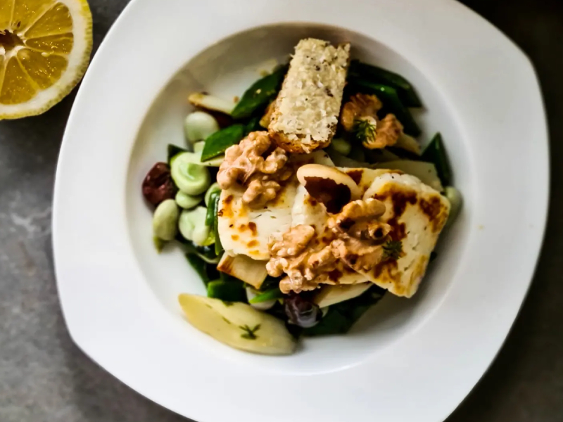 halloumi salade