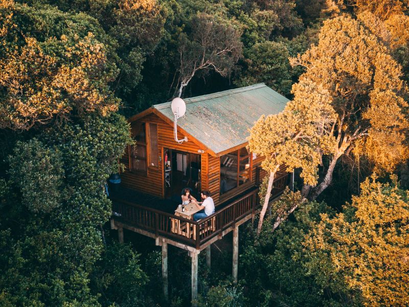 natuurhuisjes in Ardennen, boomhut Durbuy