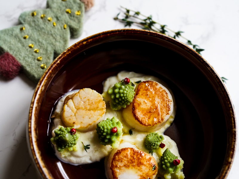 Kerstrecept | Fancy coquilles met romanesco kerstboompjes