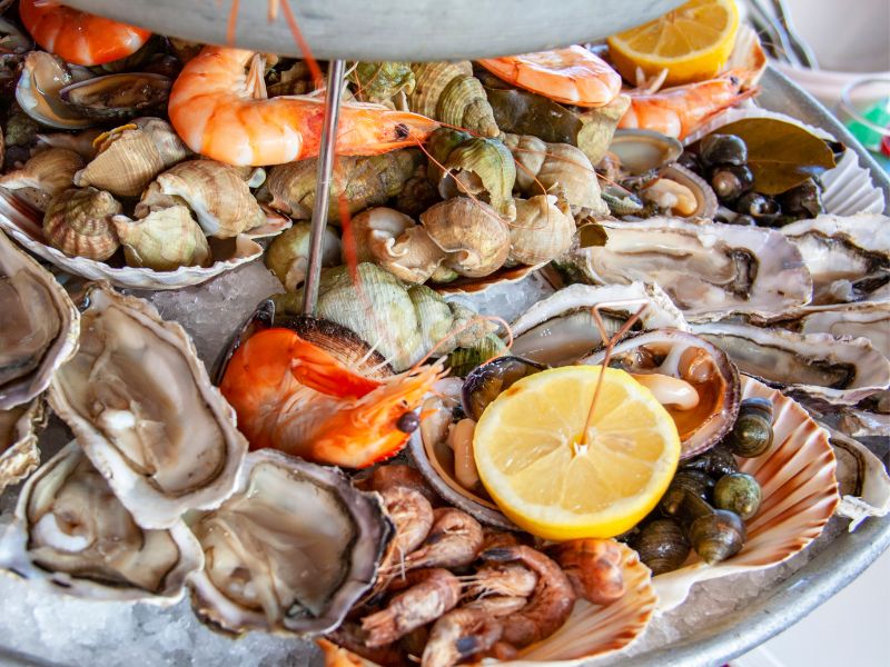Fruits de mer Amsterdam - seafood amsterdam - visrestaurant Amsterdam