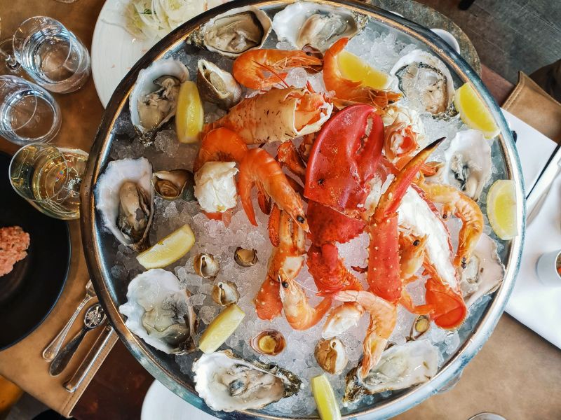 Fruits de mer Amsterdam - seafood amsterdam - visrestaurant Amsterdam