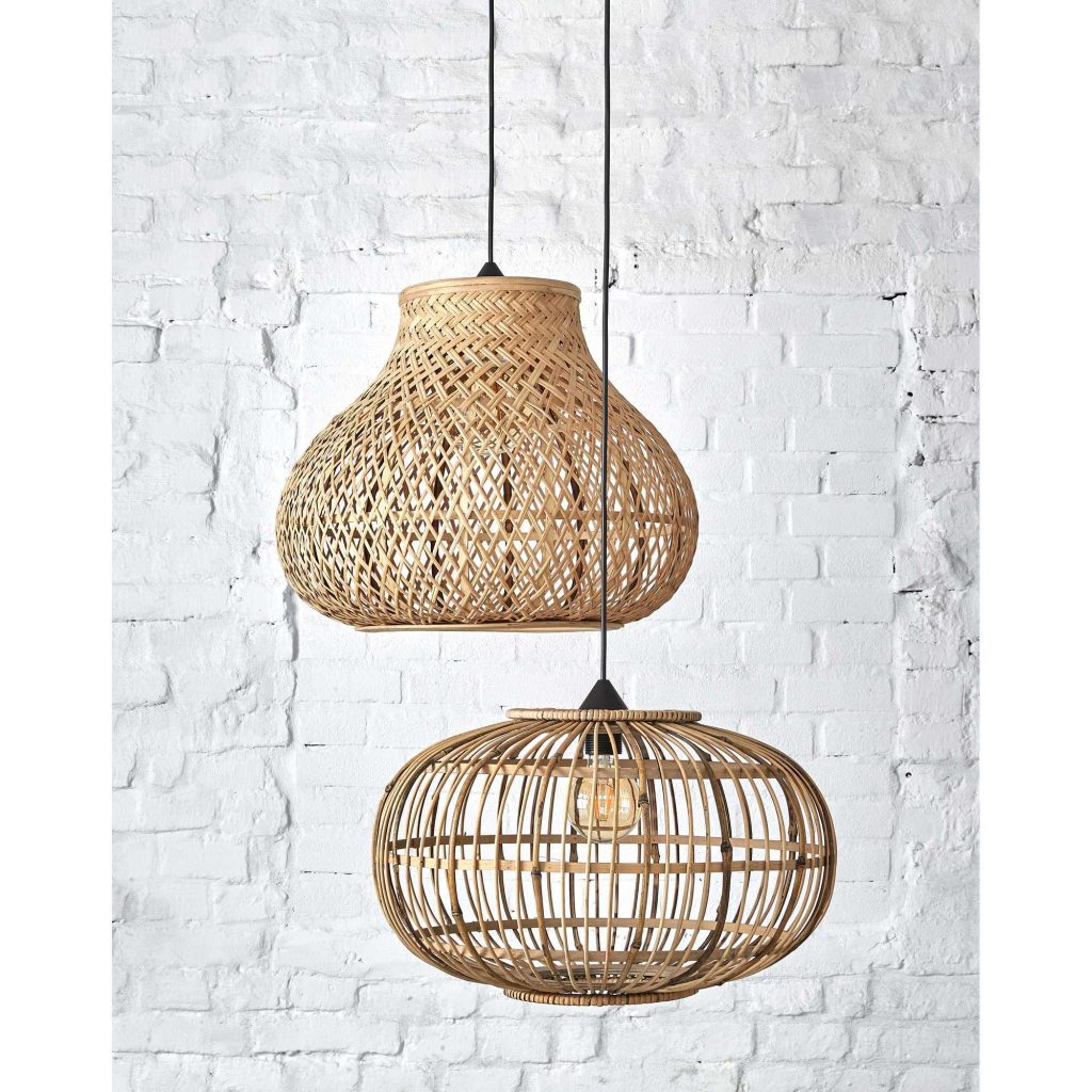 kwantum lamp bamboe