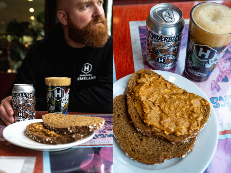 pindakaasbier - donderbus - brouwerij homeland - pastry stout - speciaal bier