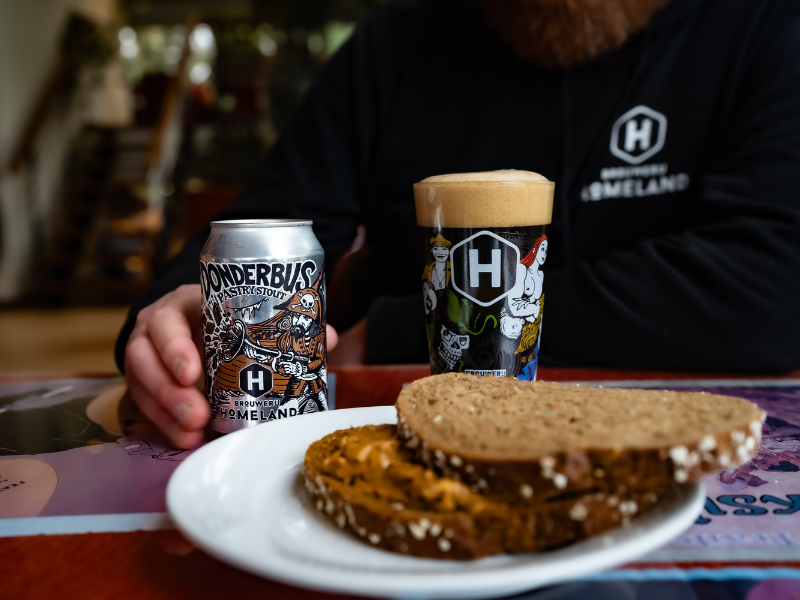 pindakaasbier - donderbus - brouwerij homeland - pastry stout