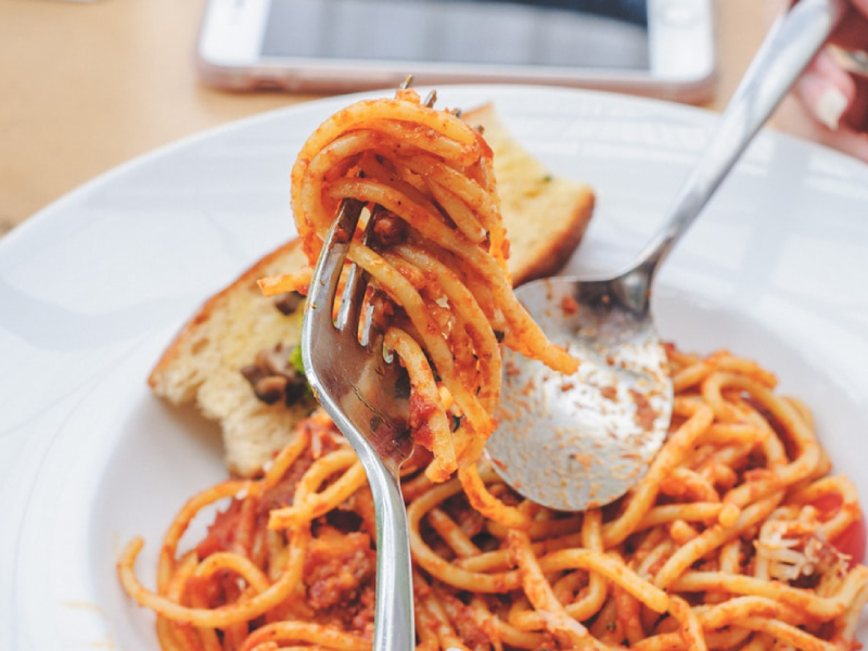 Spaghetteria pasta recept